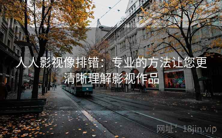 人人影视像排错：专业的方法让您更清晰理解影视作品