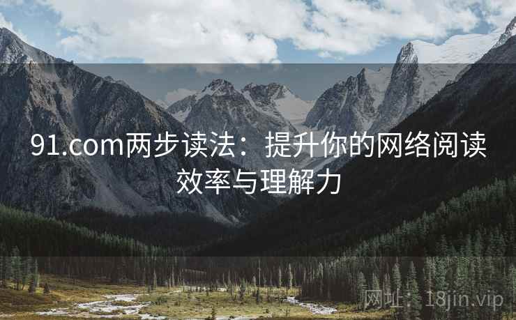 91.com两步读法：提升你的网络阅读效率与理解力